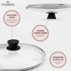 Cast Iron Skillet Set - 10" + 12"-Inch Dual Handle Frying Pans + Glass Lids + Silicone Handle Covers - Pre-Seasoned Oven Safe Cookware. - 4 of 4