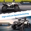 Jojoka 12V Kids Ride-On ATV, 2 Seater Electric Car with Remote Control, 4x200W Motors, Music, Lights, Power Wheels for Kids Ages 2-6 - 4 of 4