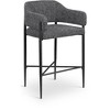 Meridian Furniture,Dame Fabric Upholstered Counter Stool, Set of 2 - 2 of 4