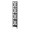 Monarch Specialties Bookshelf Bookcase Etagere Corner 4 Tier 62InchH Office Bedroom Metal Laminate Brown Black Transitional - 3 of 4