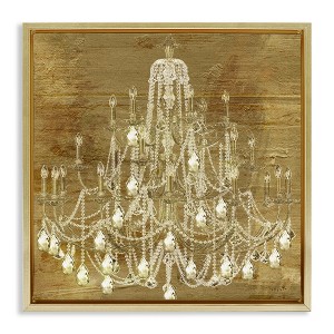 Stupell Industries Vintage Glam Crystal Chandelier, 25" x 25" - 1 of 4