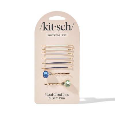 Kitsch Cloud & Gem Bobby Pins Set - Garden Bouquet - 8ct - image 3