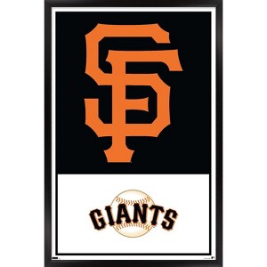 Trends International MLB San Francisco Giants - Logo 22 Framed Wall Poster Prints - 1 of 4