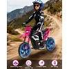 24V Electric Dirt Bike with Rear Wheel Suspension,350w Electric Motorcycle Up to 13.67Mile/h - 3 of 4