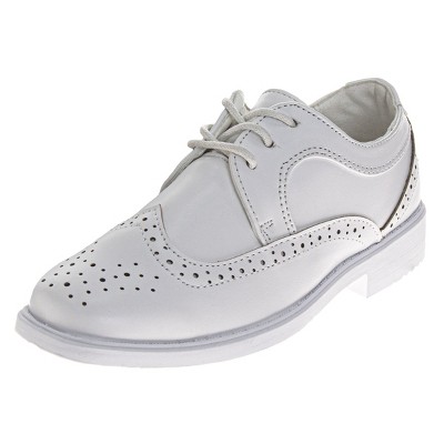 Кружевные модельные туфли-оксфорды Josmo Boys Wingtip (для малышей)