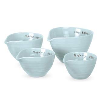 Farberware Measuring Cups and Spoons Set, 9 Piece, Coral Ombre