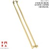 Modern Gold Push Pull Door Handle – Long Stainless Steel Handle for Glass, Shower, Barn, or Wooden Doors – Contemporary Entry Handle for Home - 4 of 4