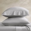 Harbor House 2Pcs 100% Premium Cotton Solid Pillowcases, 400TC Luxury Sateen Textile Smooth Touch Pillow Shams - 4 of 4