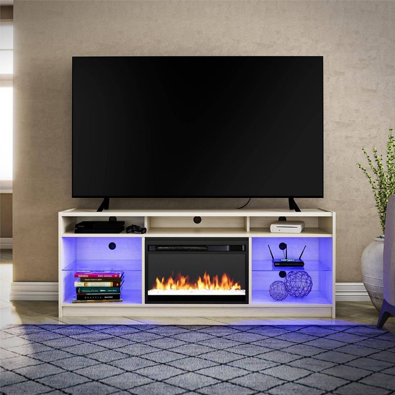Sonara Fireplace TV Stand for TVs up to 65" - Room & Joy, 2 of 10