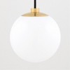 Mitzi Stella 1 - Light Pendant in  Old Bronze White Shade - 3 of 4