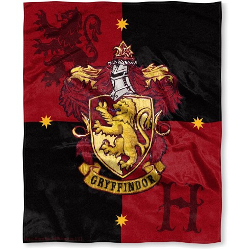 Harry Potter Slytherin House Badge Sherpa Fleece Blanket Gifts for