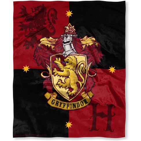 Harry Potter; Crimson Sigil Silk Touch Throw Blanket; 46 x 60