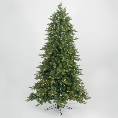 Sullivans Artificial 7'6"H Instant Connect Slim Tree, Green