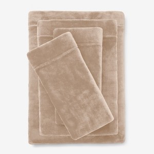 BrylaneHome BH Studio 4 Piece Microfleece Sheet Set - 1 of 2