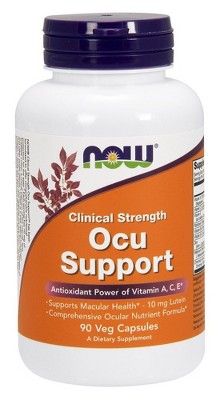 Ocu Support Clinical Strength by Now Foods  -  90 Capsule
