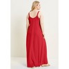 June + Vie by Roaman's Women's Plus Size Swing Maxi Dress - 3 of 4