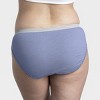Fruit of the Loom Women's 6+3 Bonus Pack Cotton Heather Bikini Underwear - Blue/Green/Purple - 4 of 4