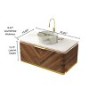 GDFStudio Alejandro Modern Bathroom Vanity with Sintered Stone Countertop and Ceramic Vessel Sink - 3 of 4