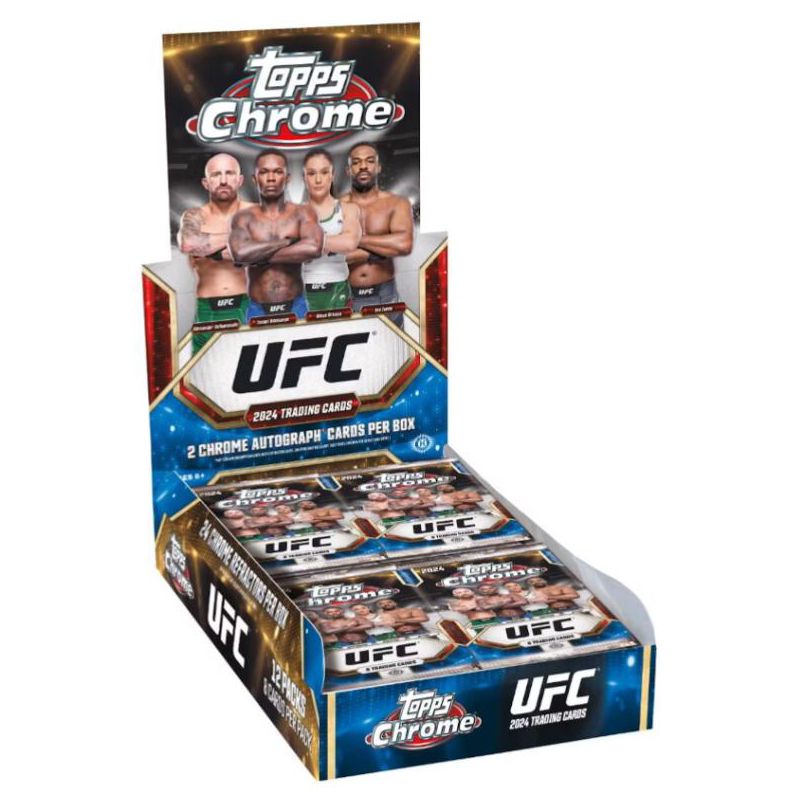 Combat 2024 Topps Chrome UFC Hobby Box *Expected Release Date 3-27-2024*, 1 of 2