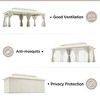 Decksplore 12'x20' Patio Gazebo with Double Roof, Mosquito Net & Privacy Screens - 2 of 4