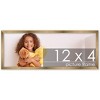 PosterPalooza | 12x4 Wood Frame with UV Acrylic, 6 Finishes: Black, White, Bronze, Silver, Wood, Mahogany - 2 of 4