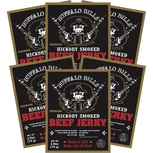 Buffalo Bills 2.6oz Premium Hickory Beef Jerky Packs (six 2.6oz beef jerky packs) - 1 of 4