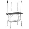 Heavy Duty Pet Grooming Table with Adjustable Arm and Clamps,Dog Drying and Trimming Table for Large and Medium Pets–LAOTIES - 3 of 4