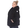 White Mark  PS Plush Hooded Cardigan with Pockets - 2 of 4