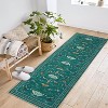 Washable Soft Area Rugs for Living Room Bedroom Ultra-Thin Non Slip Dining Room Stain Resistant Rug Carpet for Office Nursery Bedroom - 2 of 4