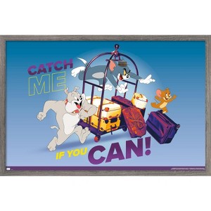 Trends International Tom and Jerry - Catch Me If You Can Framed Wall Poster Prints - 1 of 4
