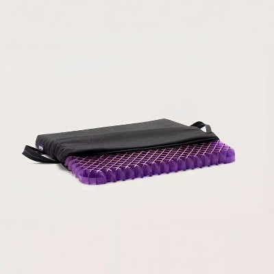 Purple Simply Seat Cushion with Pressure-Relief, Breathable Grid and Removable Cover