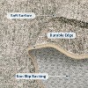 Washable Non-Slip Runner Rug - Soft  Scalloped Carpet for Kitchen, Entryway, Bedroom, Bath, Laundry & Hallway - Stain Resistant - 3 of 4
