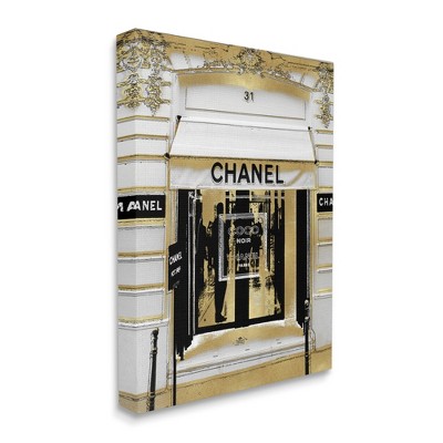 Stupell Industries Exquisite Fashion Storefront Glam French Architecture