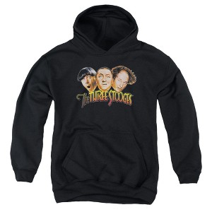 Boys’ Three Stooges Three Head Logo Hooded Sweatshirt - 1 of 4