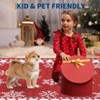 Christmas Tree Rug Machine Washable Snowflake Indoor Rug Non-Slip Small Area Rug Soft Low Pile Holiday Decorative Floor Carpet Foldable - 4 of 4