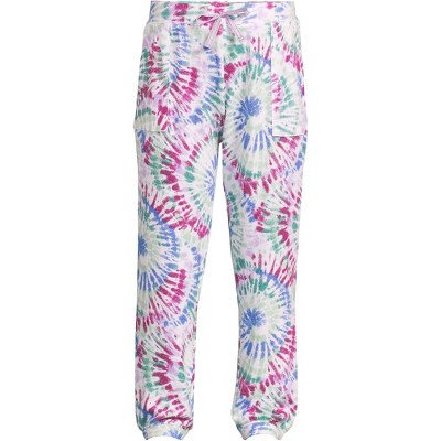 Lands' End Kids Soft Cozy Jogger Sweatpants - Large - Teal Shadow Burst Tie  Dye : Target