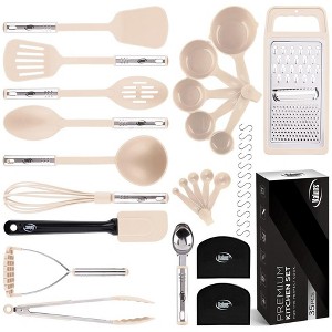Kaluns Kitchen Utensils Set, Nylon and Stainless Steel Cooking Utensils, Dishwasher Safe and Heat Resistant Kitchen Tools - 1 of 4