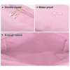 Unique Bargains Pu Leather Waterproof Makeup Bag Cosmetic Case