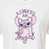 Women's - Disney - Lilo & Stitch Cropped Graphic T-Shirt - 2 of 4
