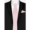 Jacob Alexander Men's Solid Color Neck Tie - 3 of 4