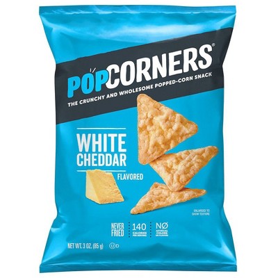 Popcorners Snack White Cheddar 3.0 oz
