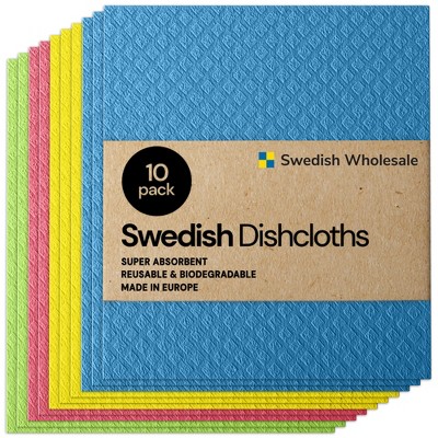 Swedish Dish Cloth Llama With Shades Dishcloths - Two Swedish Dishcloths 8  Inches - Eco-friendly - 84asdab43 - Cellulose - Multicolored : Target