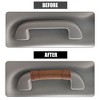 Unique Bargains Universal Faux Leather Soft Car Door Handle Cover 2 Pcs - 3 of 4