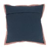 Saro Lifestyle Down-Filled Throw Pillow With Sail Boats Appliqué Design - 2 of 3