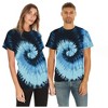 Tie Dye T-Shirts, 100% Cotton Cute Trendy Tie Dye Shirts for Men, Women, Teens, Youth, Girls & Boys, Blue Ocean, L - 2 of 2