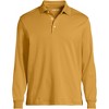 Lands' End Men's Long Sleeve Cotton Supima Polo Shirt - 3 of 3