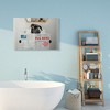 Stupell Industries Bathroom Pug with Newspaper Canvas Art - 3 of 4