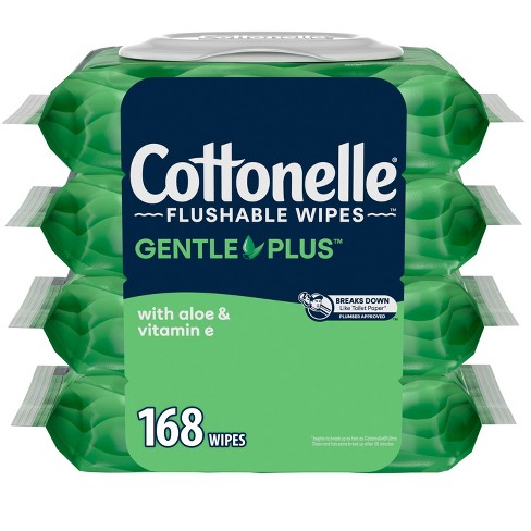 Cottonelle GentlePlus Flushable Wipes - image 1 of 4