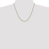 Black Bow Jewelry 1.75mm, 10k Yellow Gold, Solid Concave Figaro Chain Necklace - 2 of 4