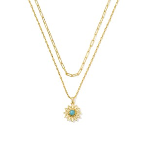 Kendra Scott 14K Gold Over Brass Hazel Multi Strand Necklace - 1 of 3